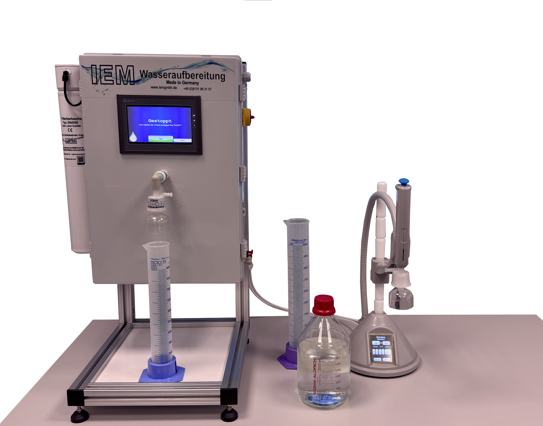IEM Umkehrosmoseanlage – Reinwasser