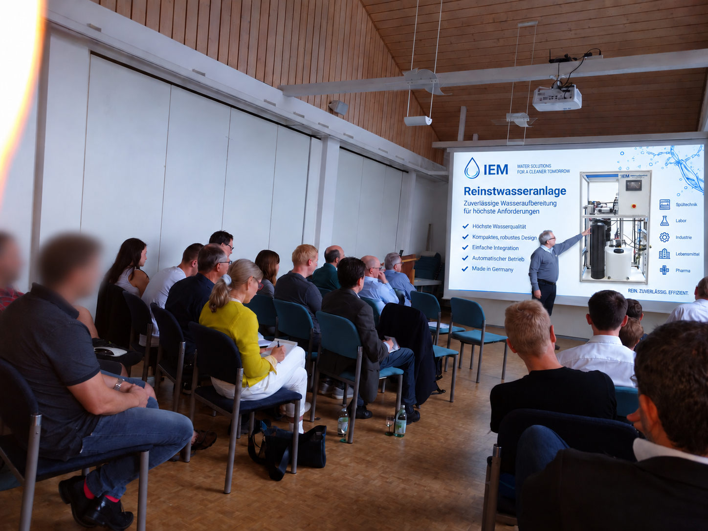IEM Praxisseminar zur Reinstwasseraufbereitung in Süddeutschland