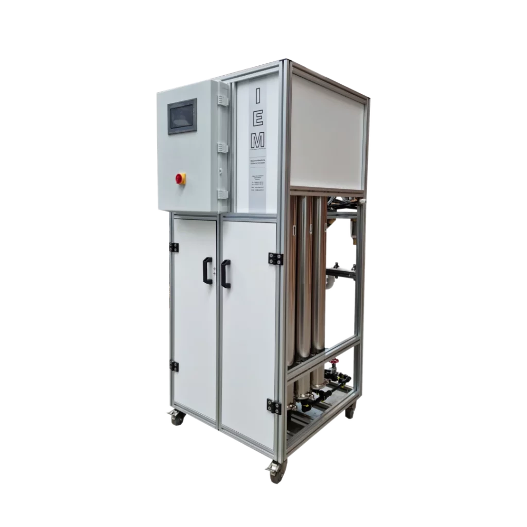 3 Stufen 250 L/h EDI Reinstwasser Umkehrosmose Wasseraufbereitungsanlage