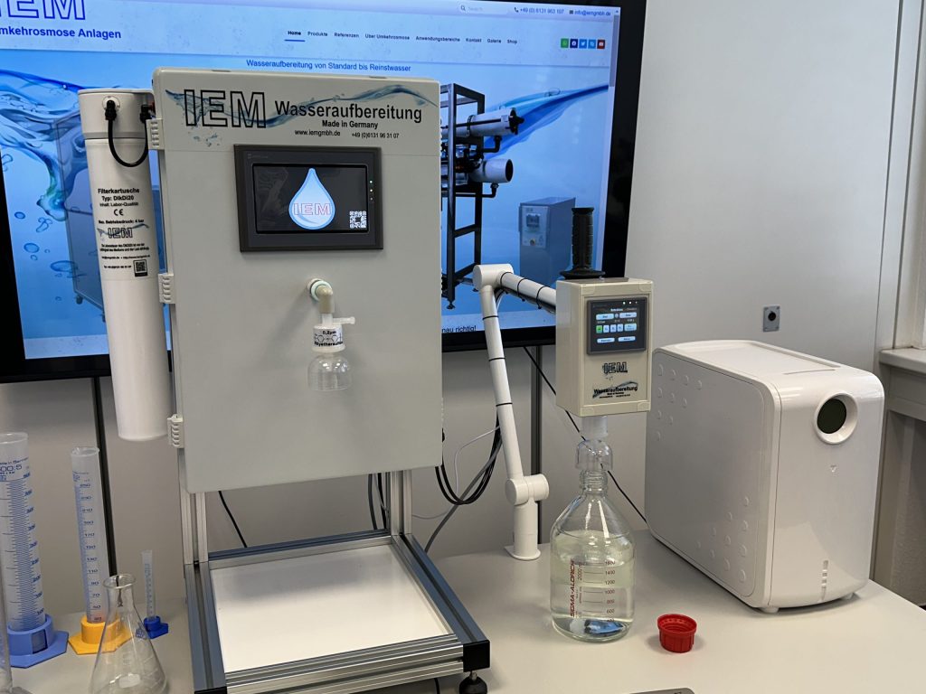 Sistema de ósmosis inversa IEM – Agua pura